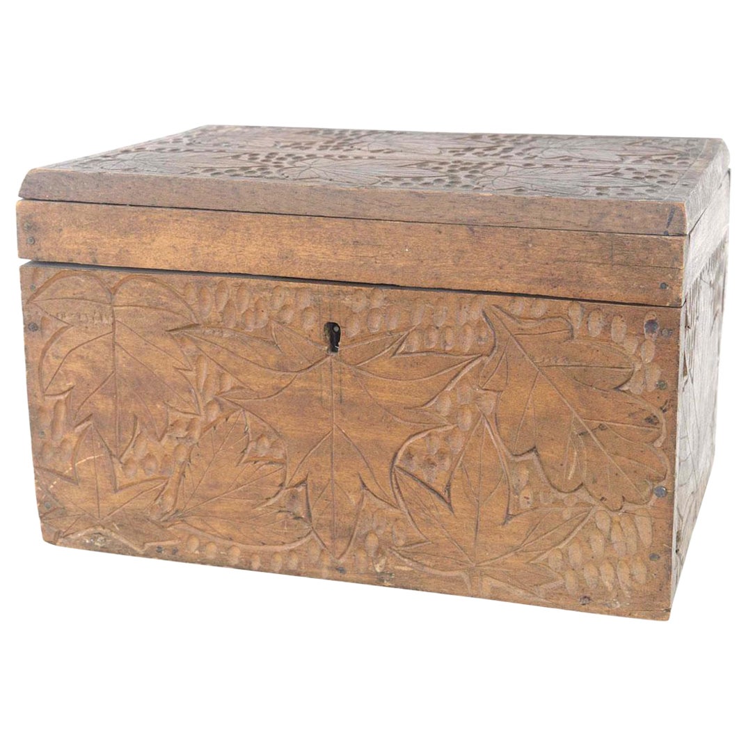 Rustic Continental Walnut Box