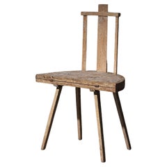 Rustic Convertible Chair, France, 19th Century
