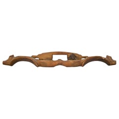 Rustic Country Carved Wooden Yoke
