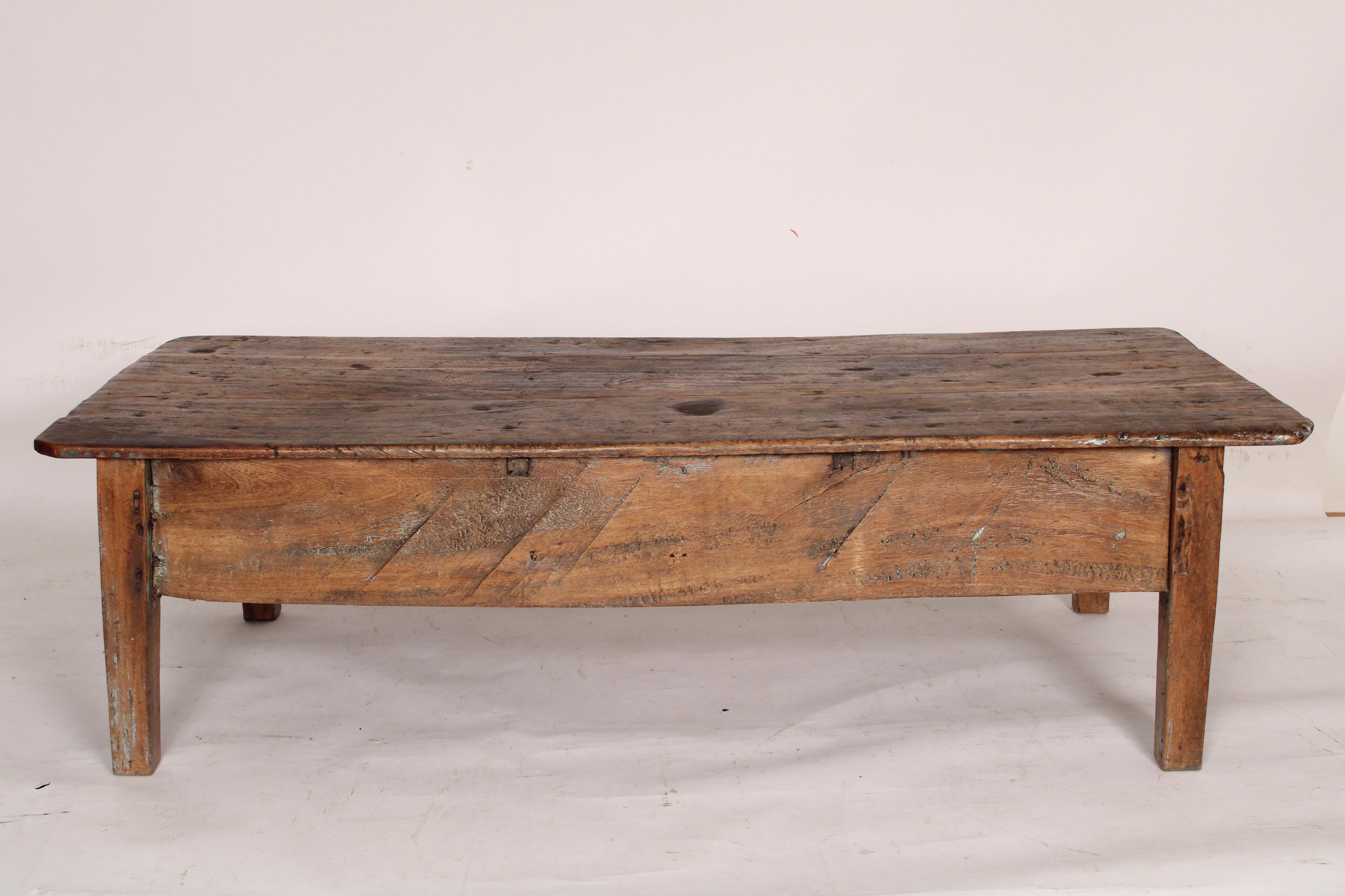Early 20th Century Rustic Country Coffee Table