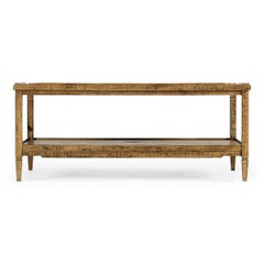 Rustic Country Coffee Table, Medium Drift