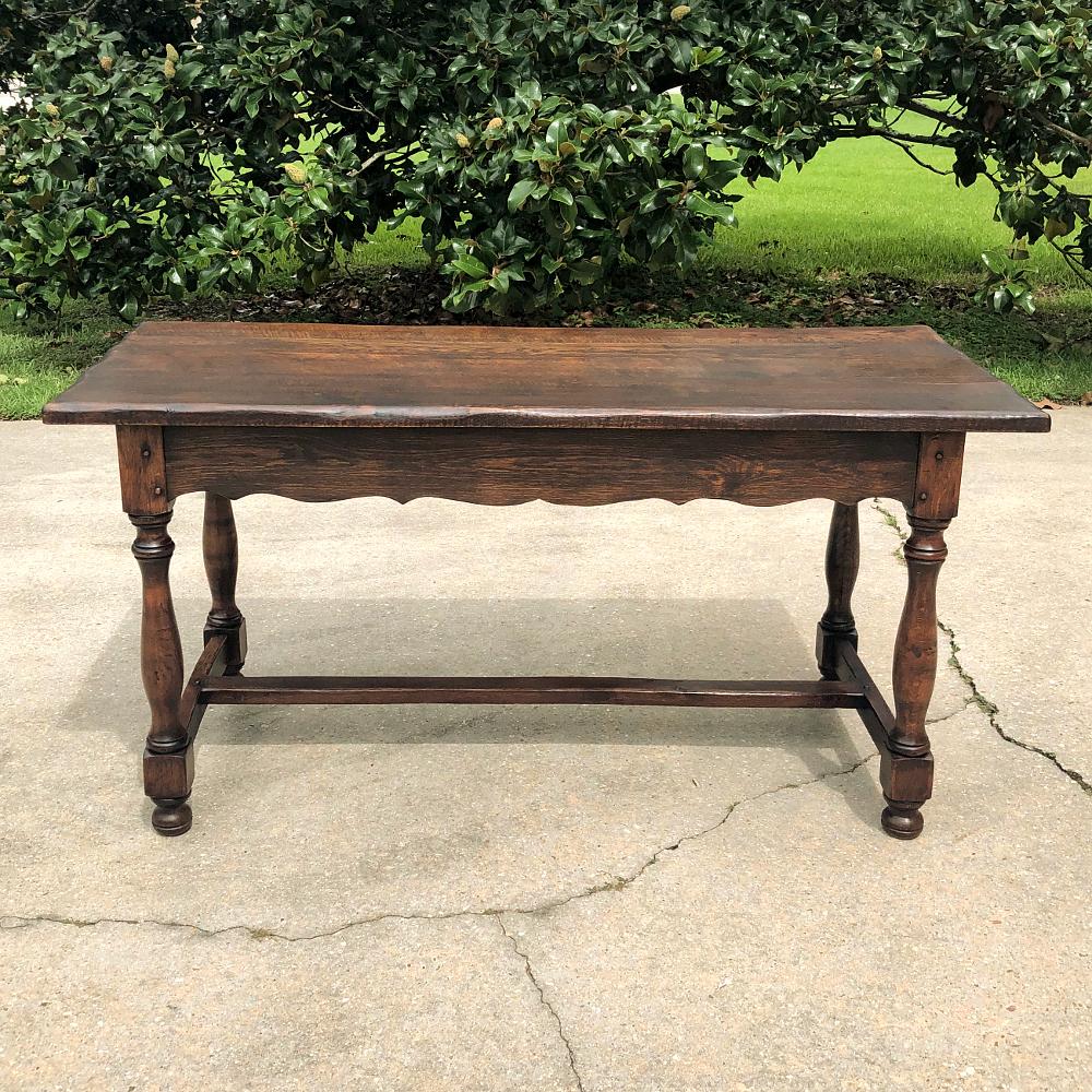 Rustic Country French Oak Desk, Writing Table 5