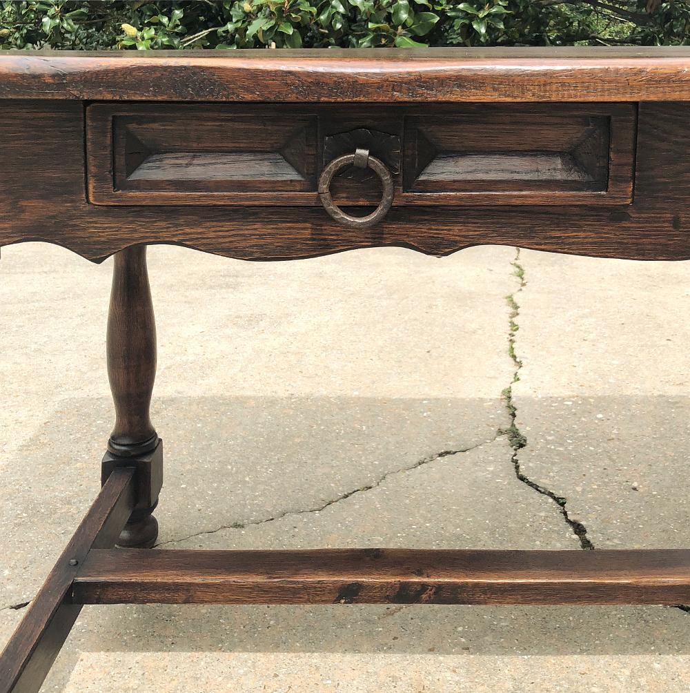 Rustic Country French Oak Desk, Writing Table 3