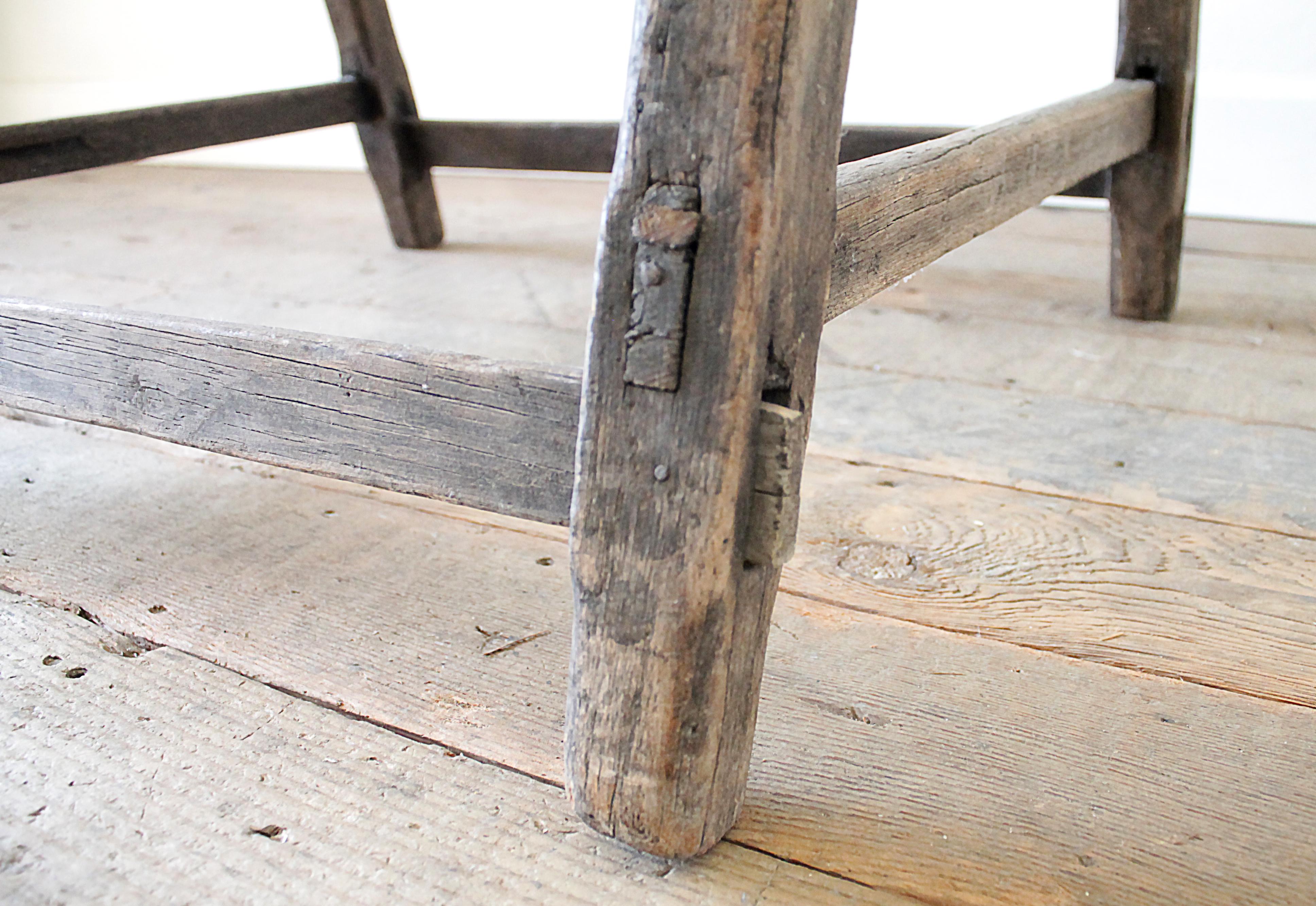 Rustic Country French Style Side Table 7