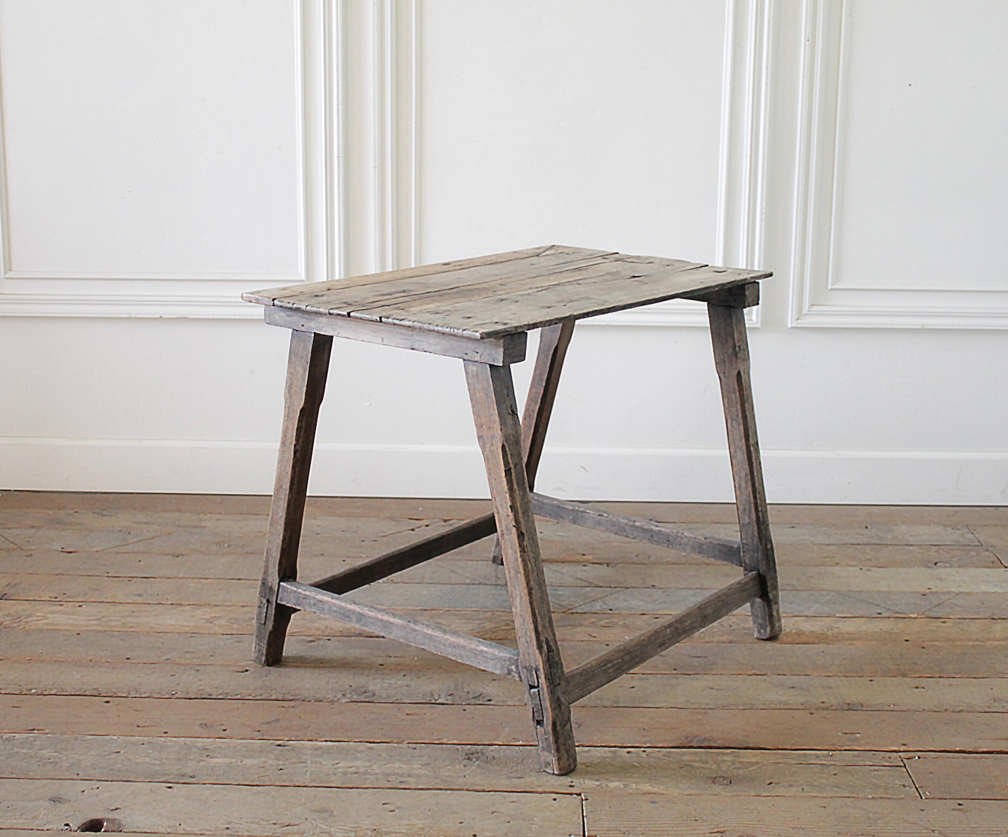 Rustic Country French Style Side Table 1