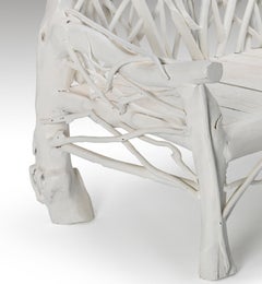 Rustic Country House Bench