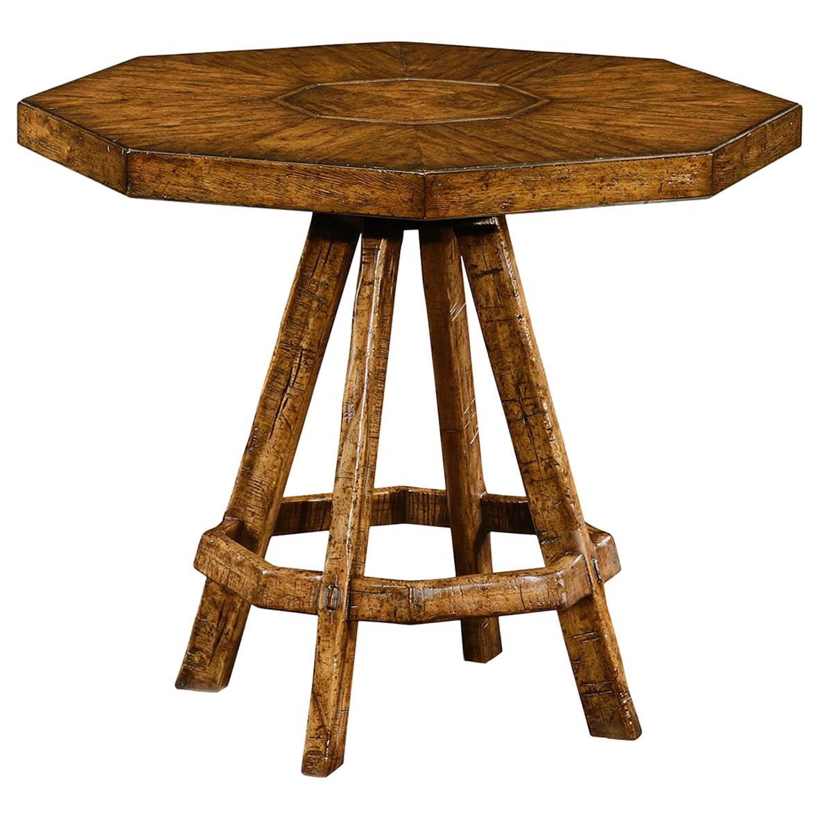 Bone Inlaid Octagonal Table at 1stDibs