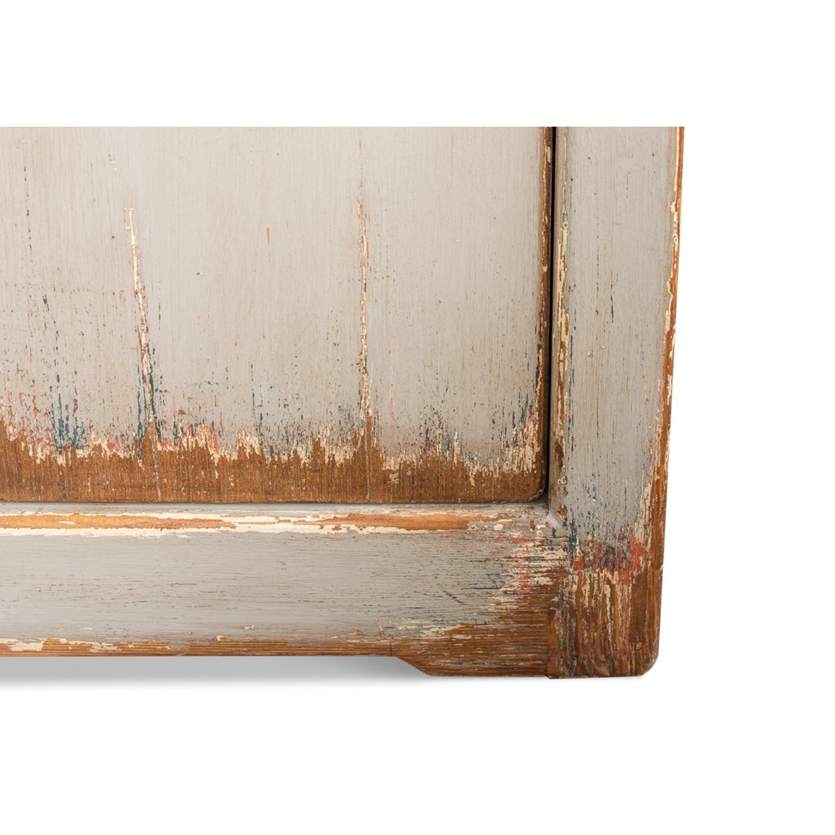 Rustic Country Painted Sideboard For Sale 3
