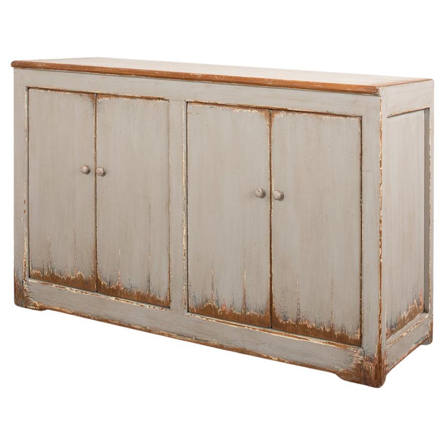 Rustic Country Painted Sideboard For Sale