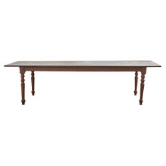 Rustic Country Pine American Farmhouse Dining Harvest Table