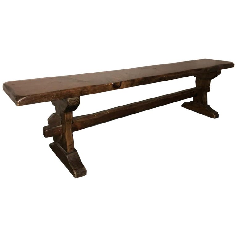 Rustic Country Pine Bench at 1stDibs rustic country bench, pine