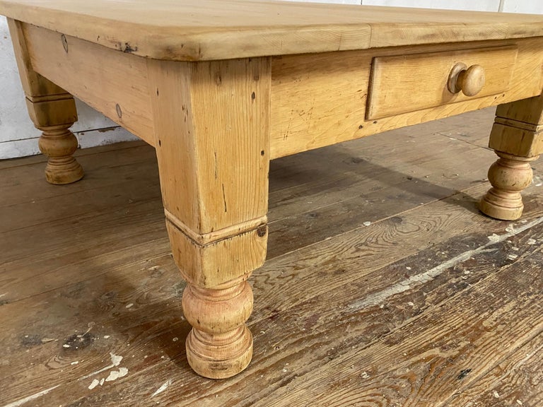 Rustic Country Pine Coffee Table at 1stDibs rustic pine coffee table