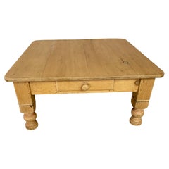 Rustic Country Pine Coffee Table