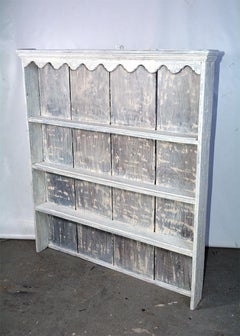 Rustic Country Style Plate Rack or Hutch