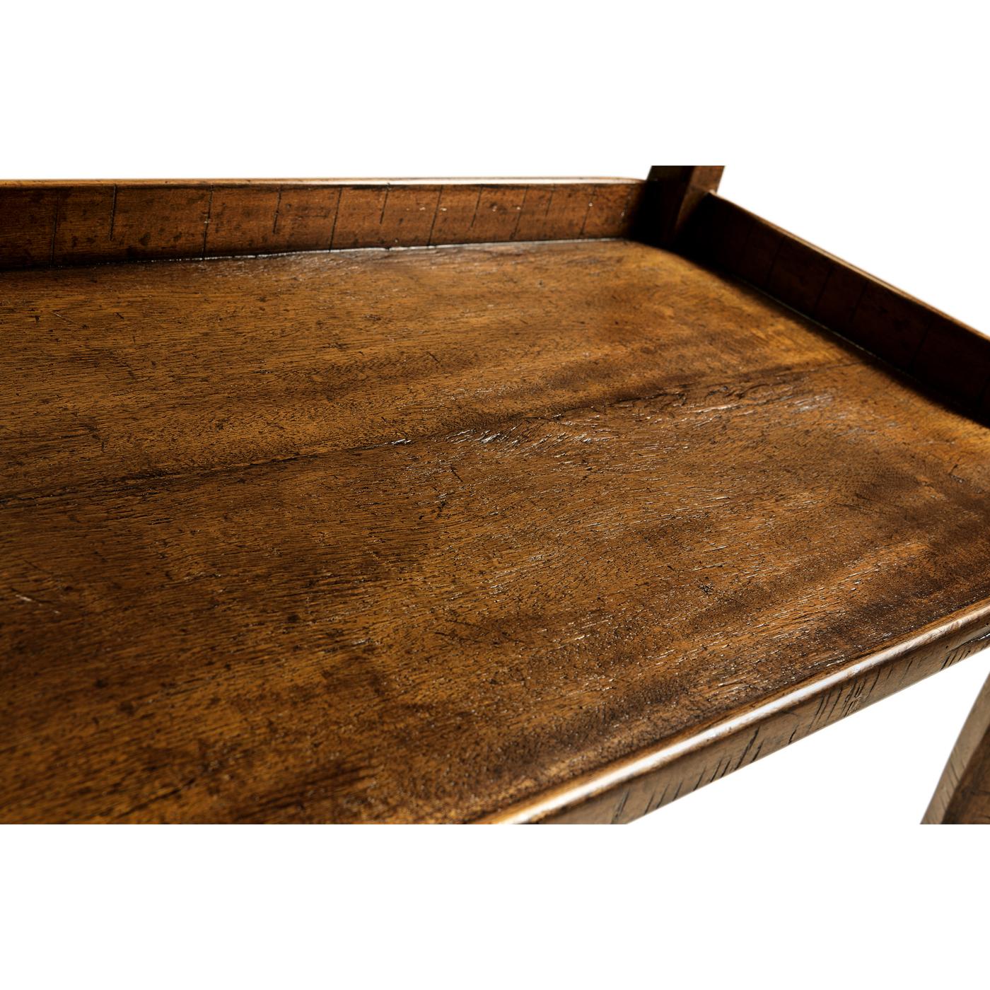 XXI secolo e contemporaneo Etagere rustica in noce in vendita