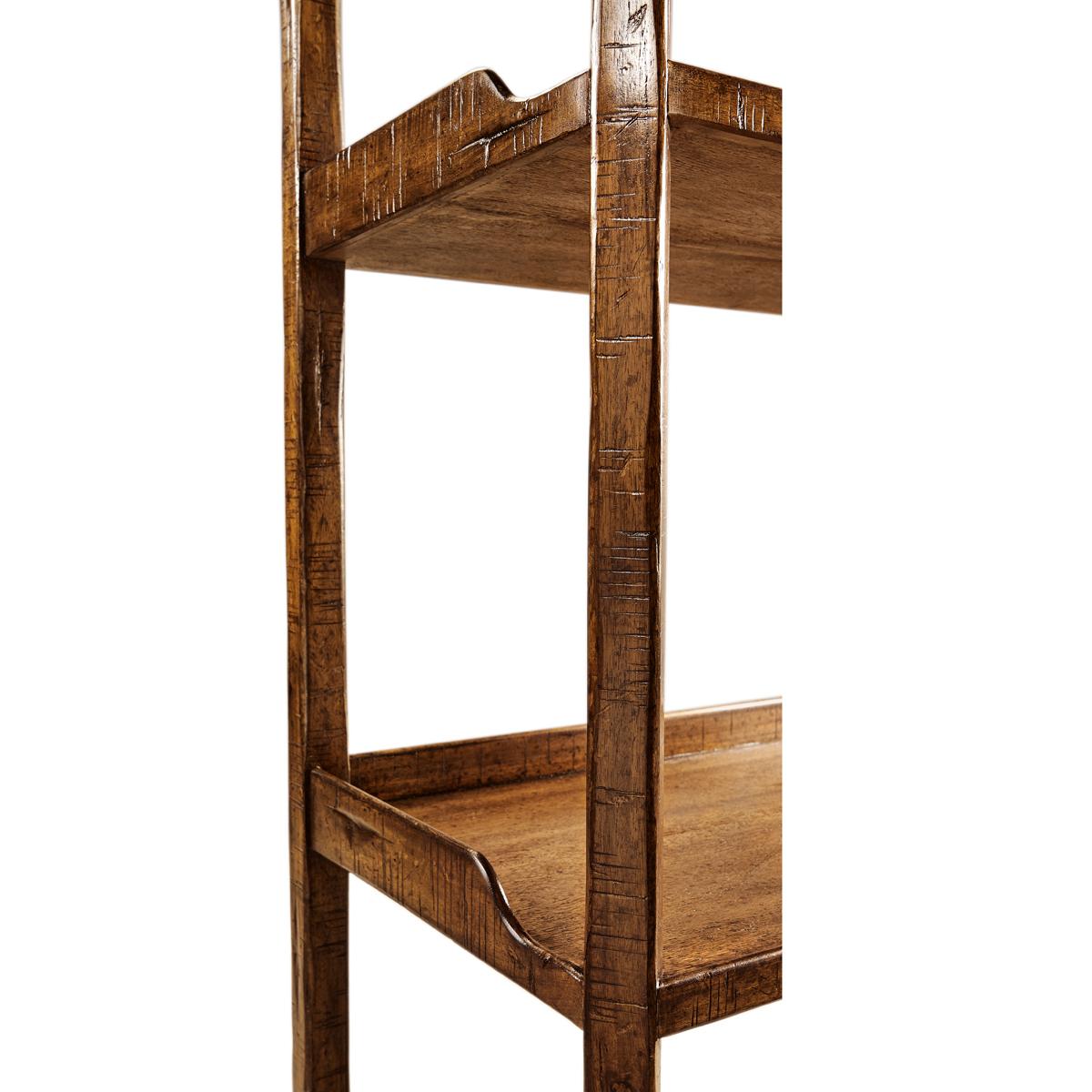 Legno Etagere rustica in noce in vendita
