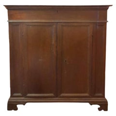 Rustic Credenza from the 1600′S in Walnut with Opening Door on the Top