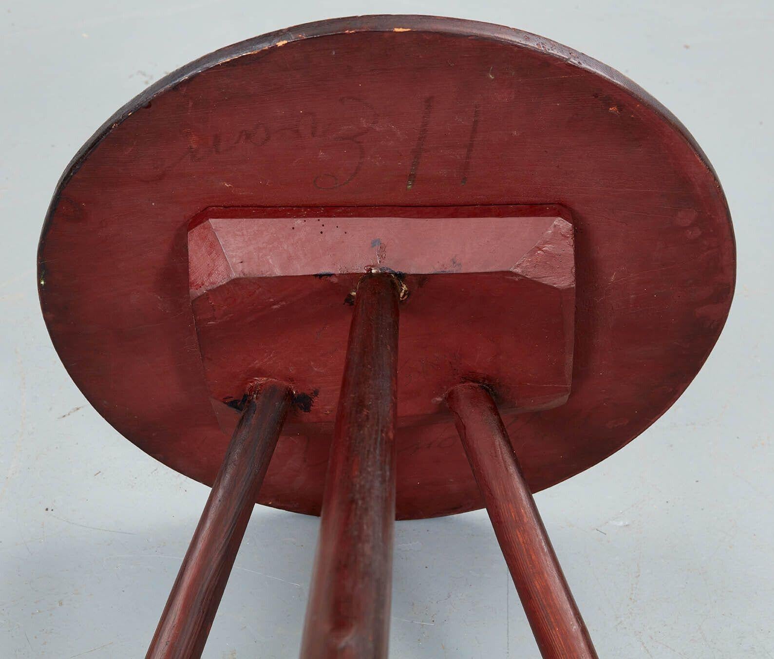 Milieu du XIXe siècle Table de criquet rustique en vente