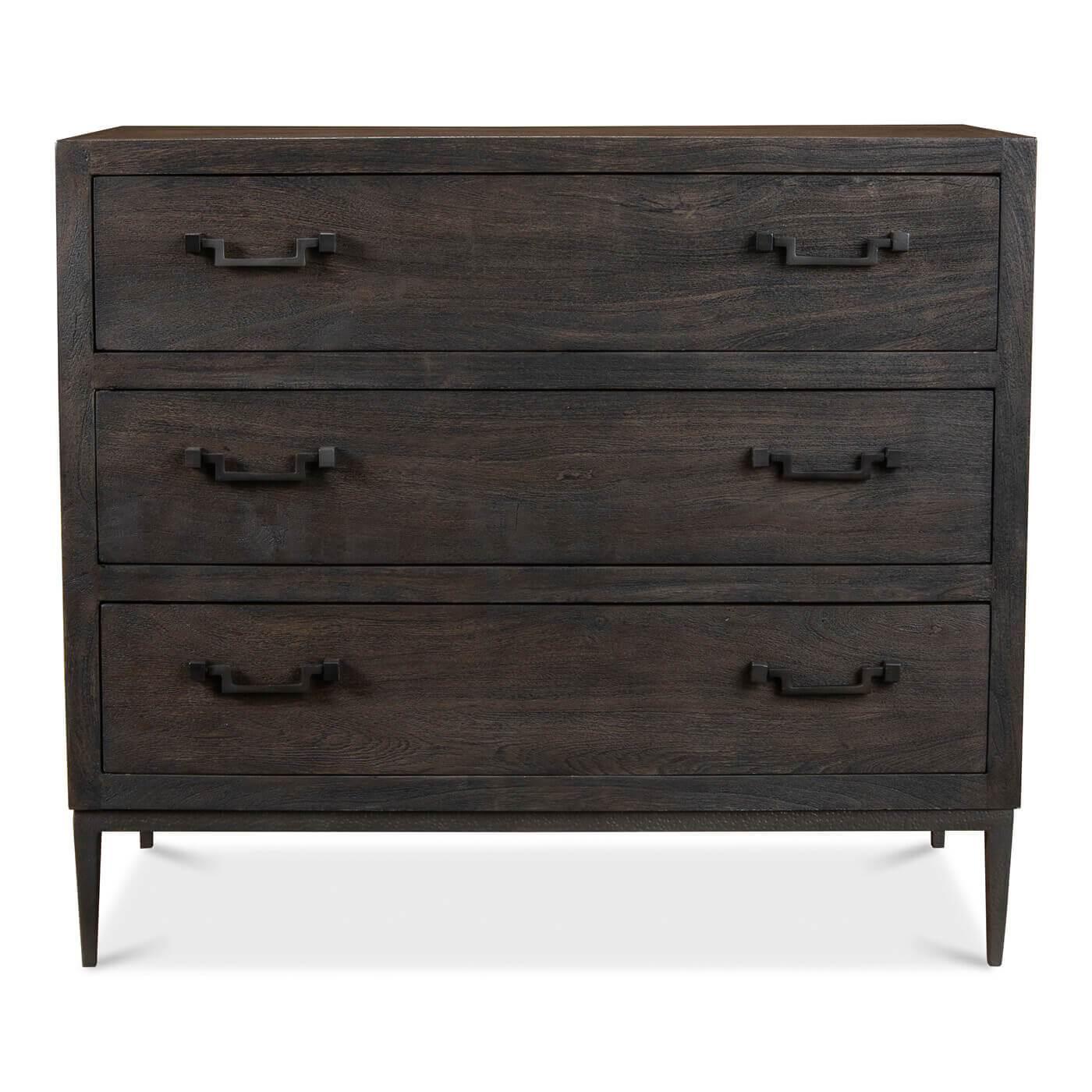 dark grey chest of drawers