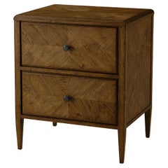 Rustic Dark Oak Nightstand