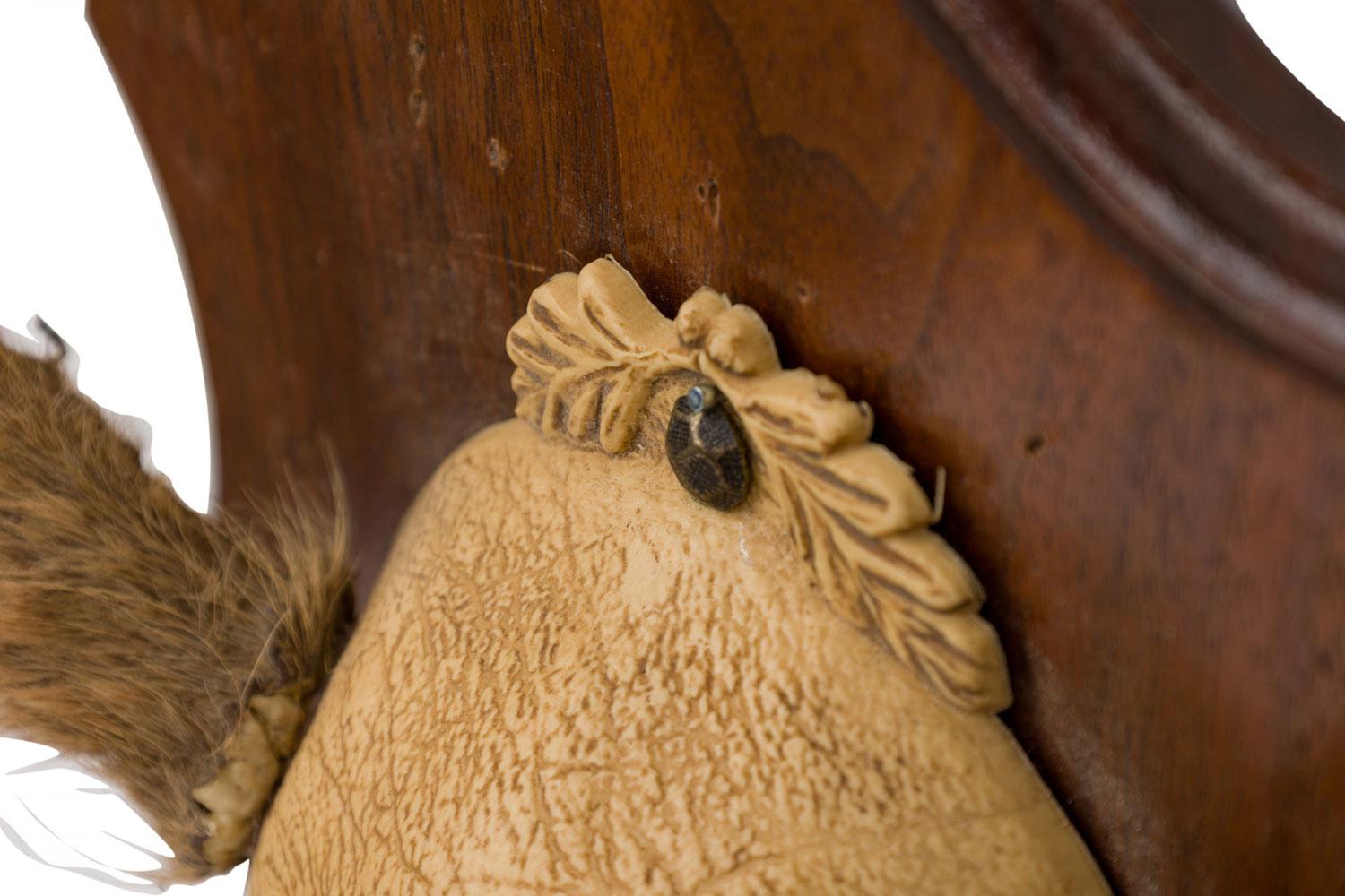 Rustikale dekorative Hirschgeweih Wandtafel im Angebot 1