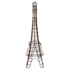 Rustikaler Deko-Vintage-Tür Eiffel