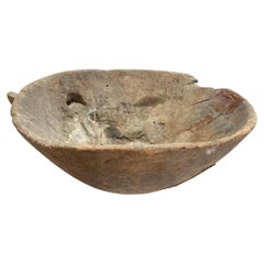 Rustic Decorative Wooden Bowl