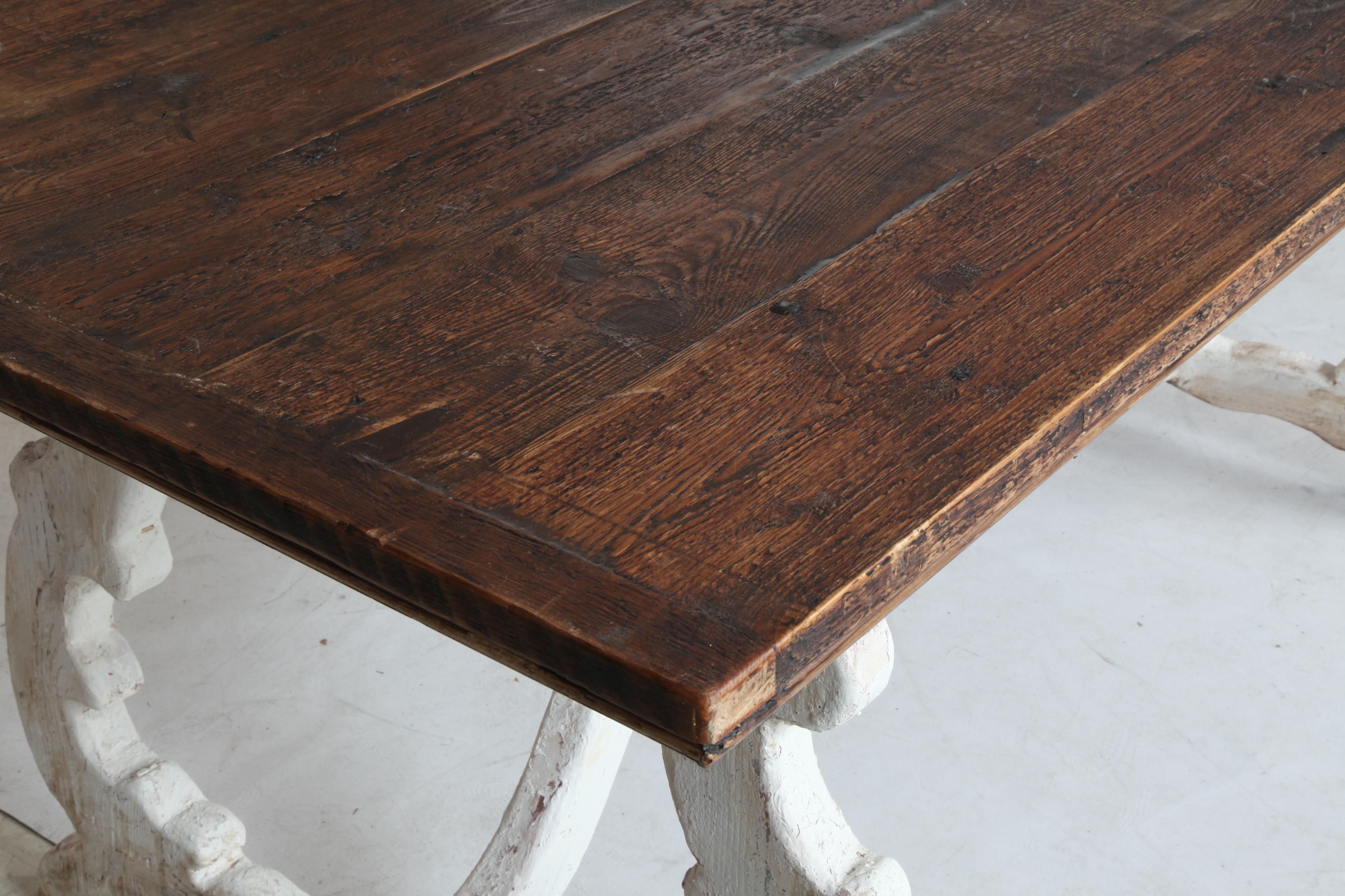 20th Century Country House Dining Table From Tuscany, Italy