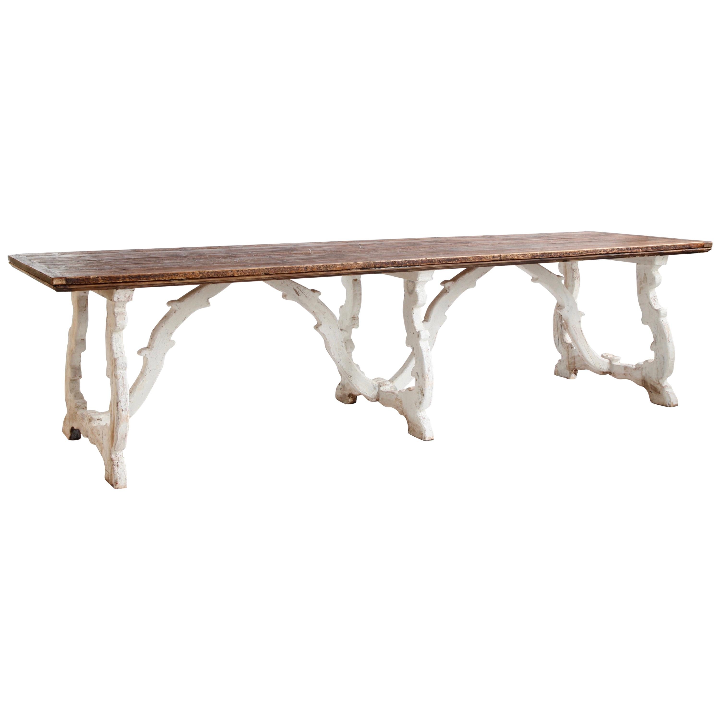 Country House Dining Table From Tuscany, Italy