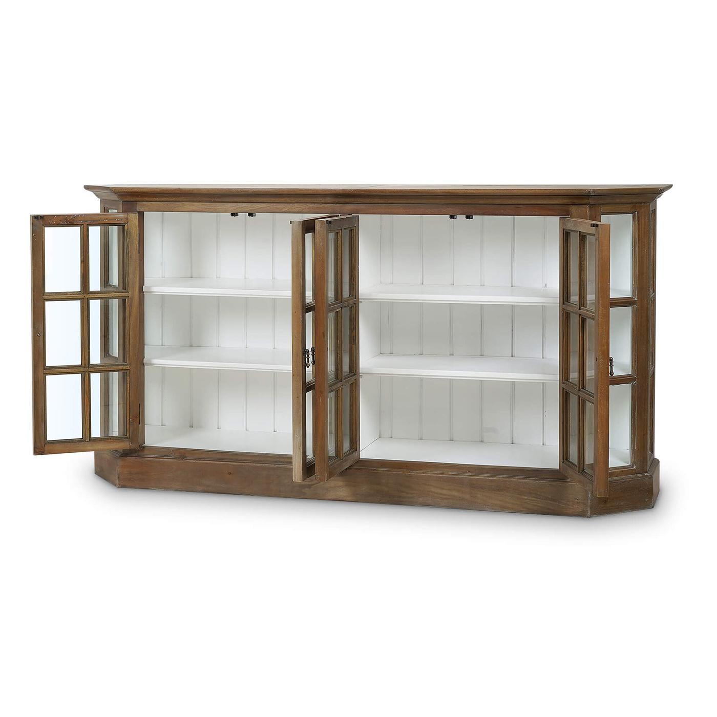 rustic china cabinet