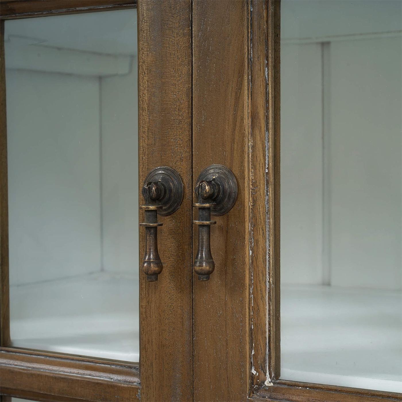 Contemporary Rustic Display Cabinet For Sale