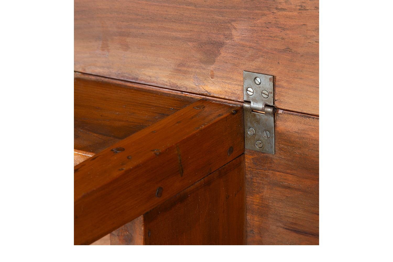 Rustic Drop Leaf Console Dining Table For Sale 4
