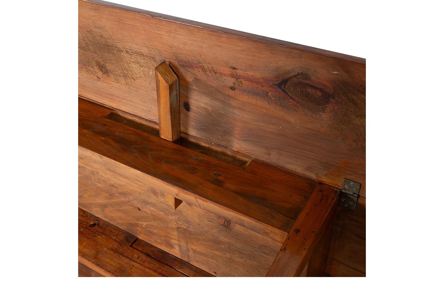 Rustic Drop Leaf Console Dining Table For Sale 5