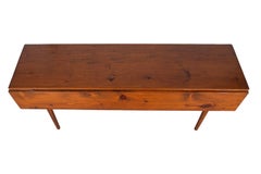 Rustic Drop Leaf Console Dining Table