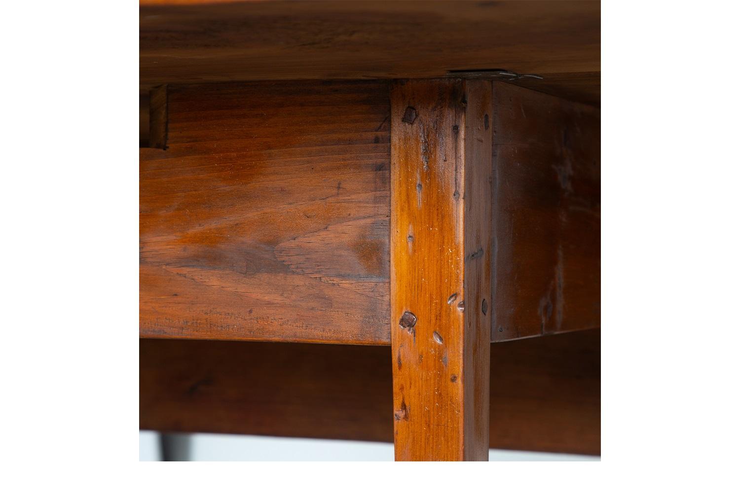 Rustic Drop Leaf Console Dining Table For Sale 2