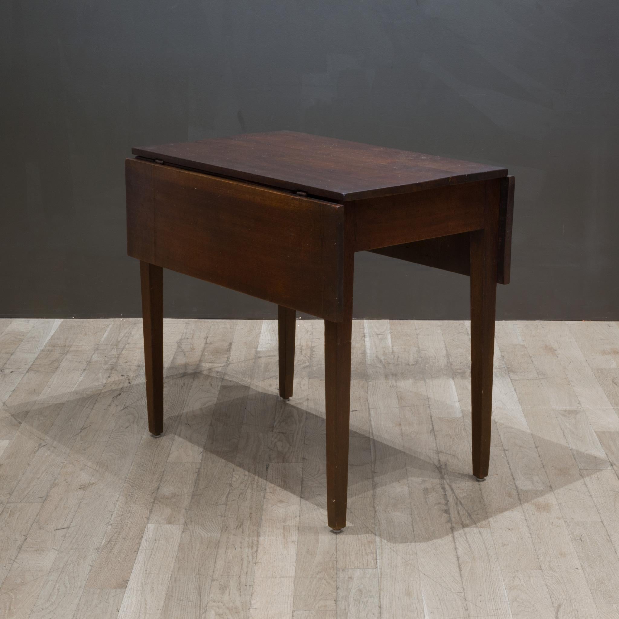 20th Century Rustic Drop Leaf Dining Table/Console c.1940