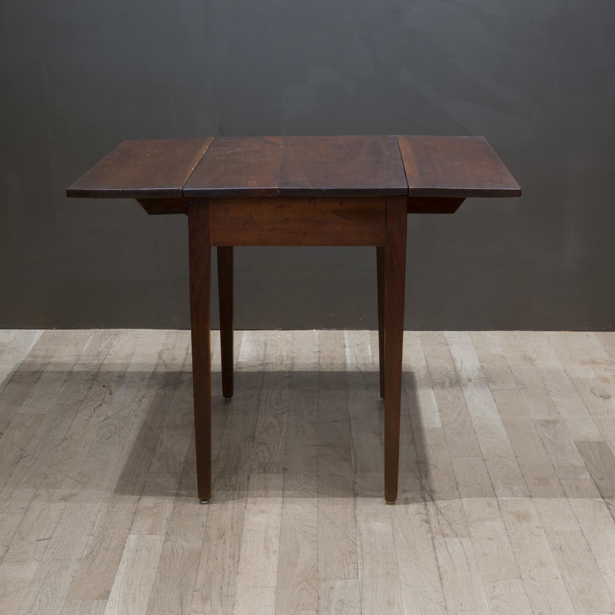 Rustic Drop Leaf Dining Table/Console c.1940 2