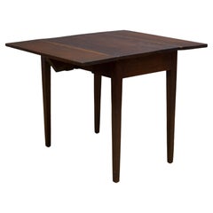 Table de salle à manger rustique à feuilles tombantes, c.1940