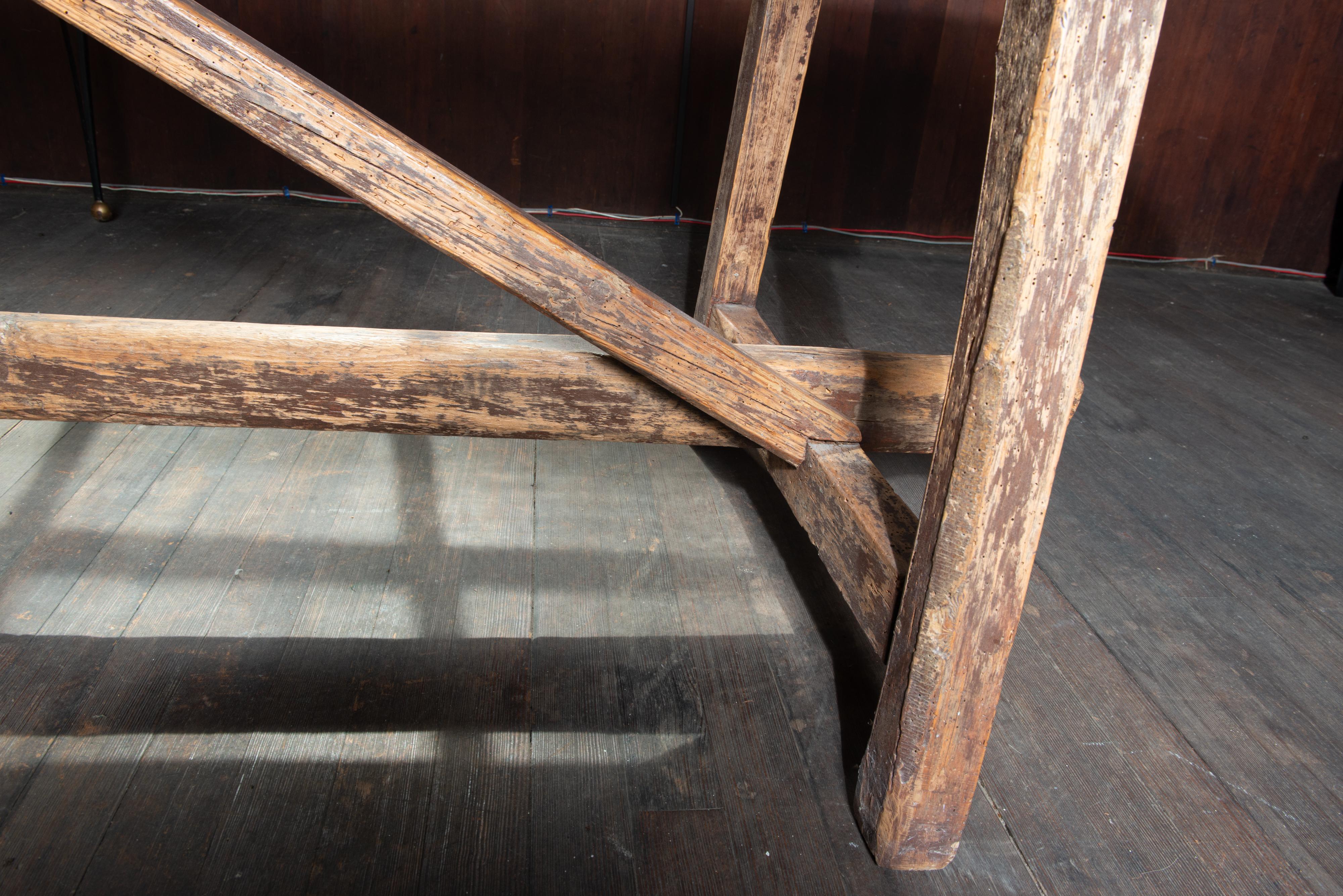 Rustic Dutch Farm Table For Sale 4