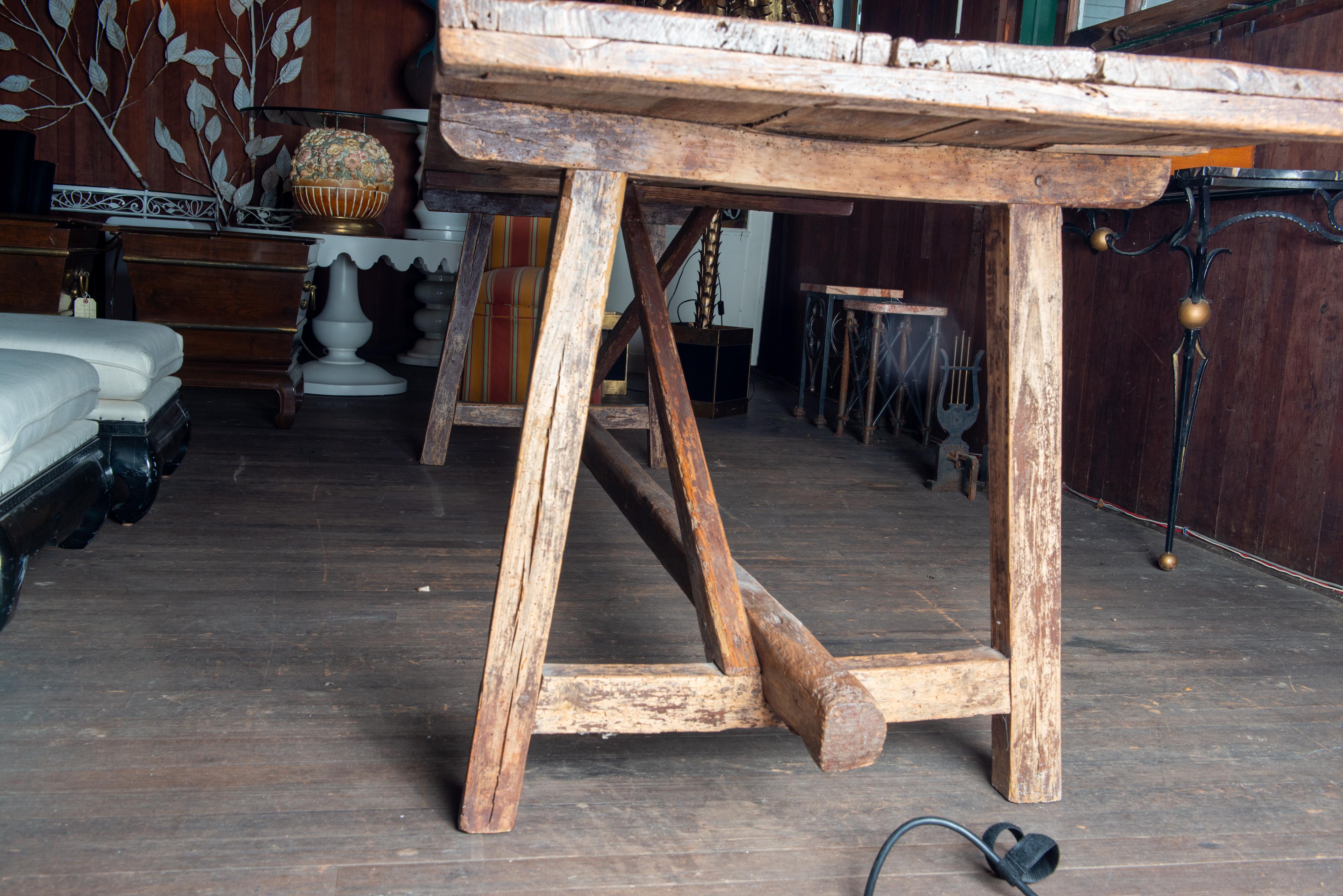 Rustic Dutch Farm Table For Sale 13