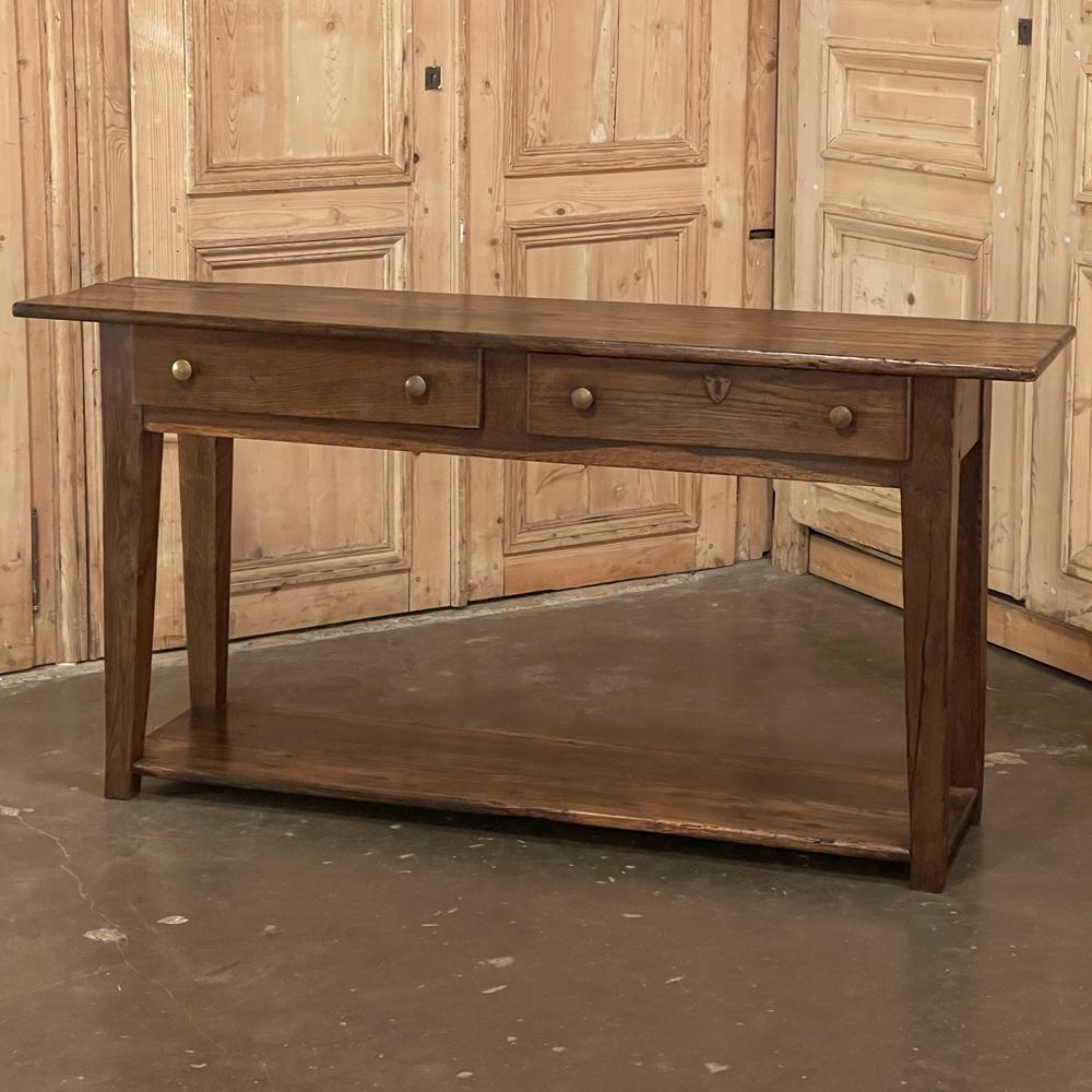 French Rustic Early 19th Century Console ~ Sideboard ~ Sofa Table