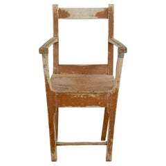 Rustic early 19th century Swedish child
s armchair