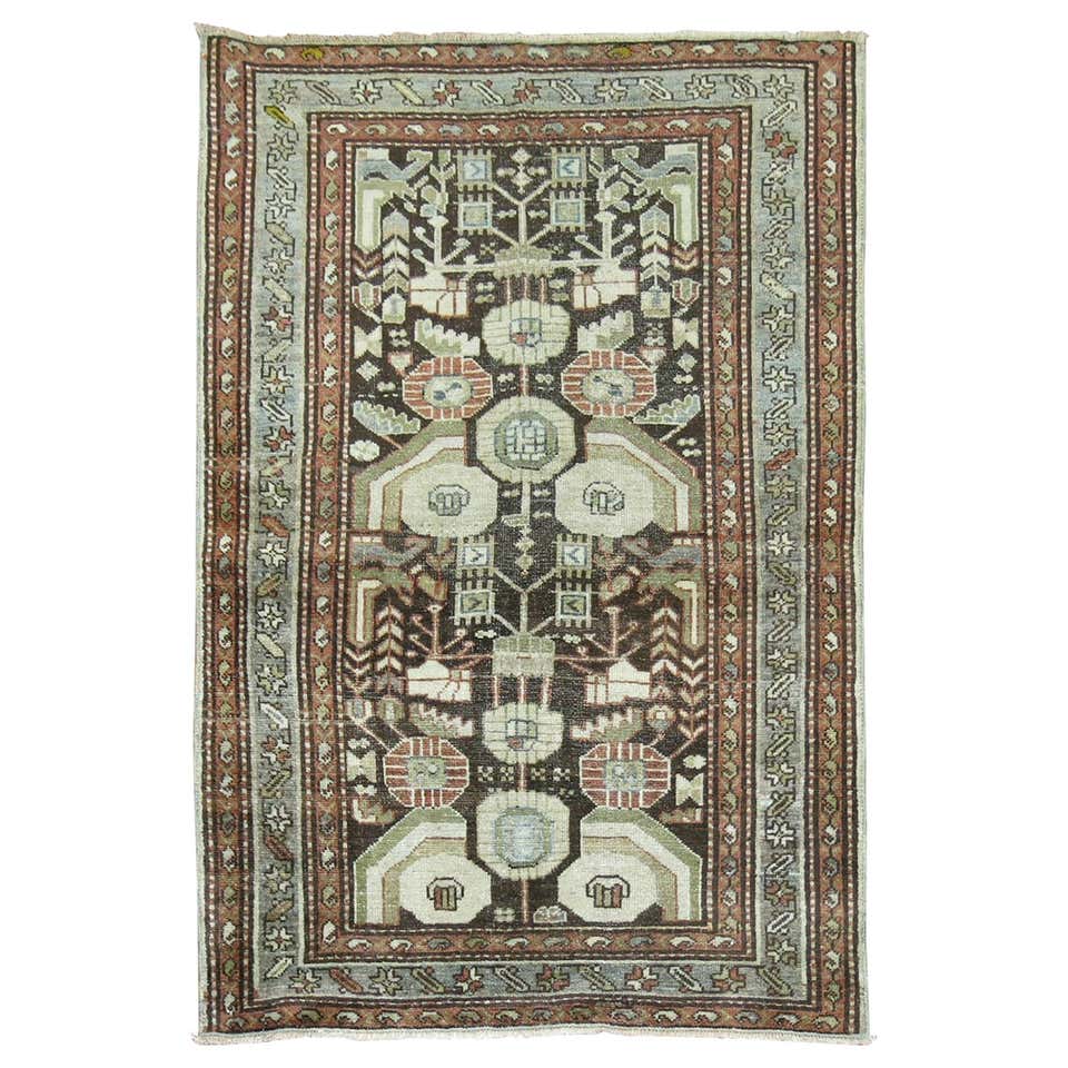 Antique Persian Malayer Rug with Rustic Farmhouse Style For Sale at ...