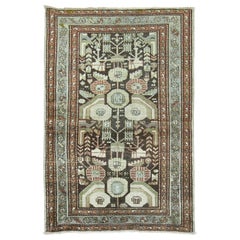 Rustic Earth Tone Persian Malayer Scatter Size Rug