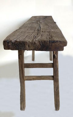Table d'autel rustique en orme