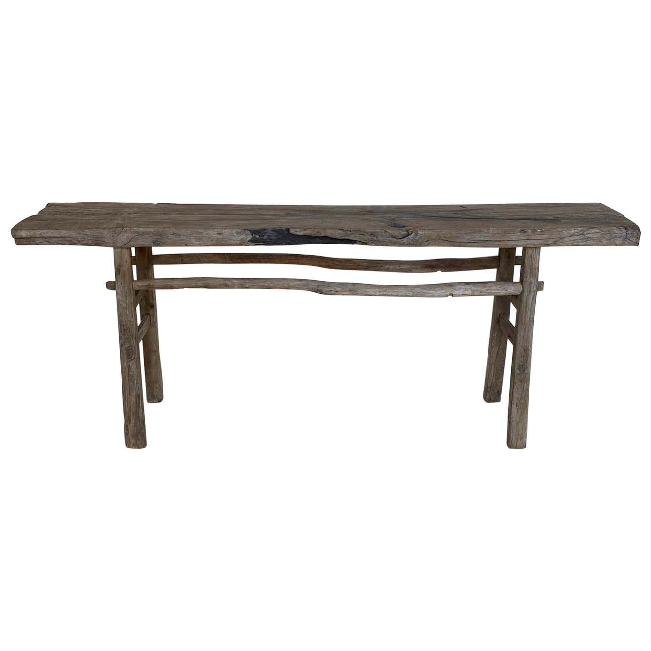 Rustic Elm Altar Table at 1stDibs
