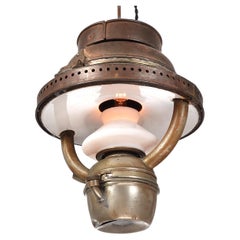 Rustic English Caboose Train Lantern
