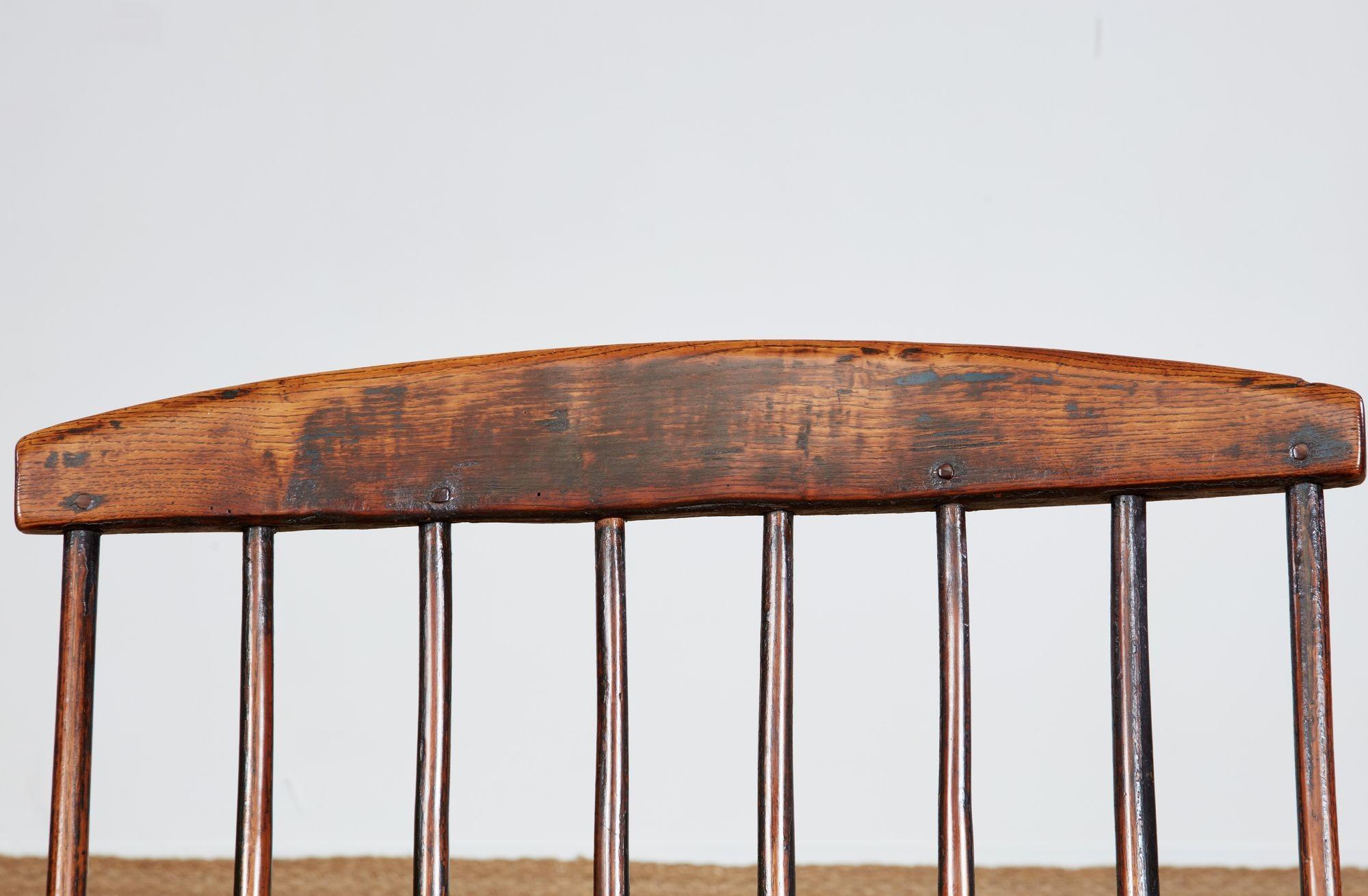 Rustic English Comb Back Windsor For Sale 5