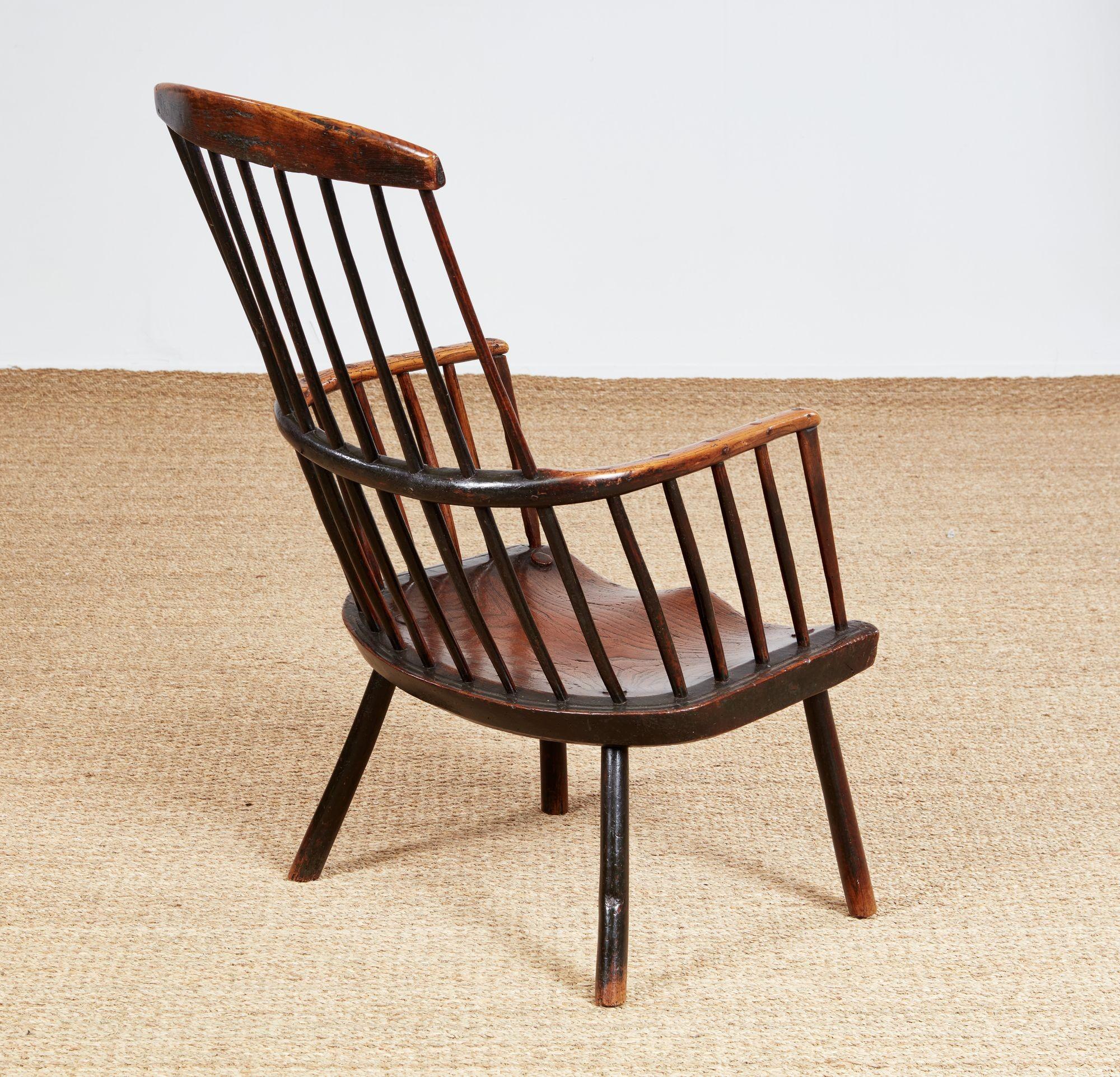 Rustic English Comb Back Windsor For Sale 1