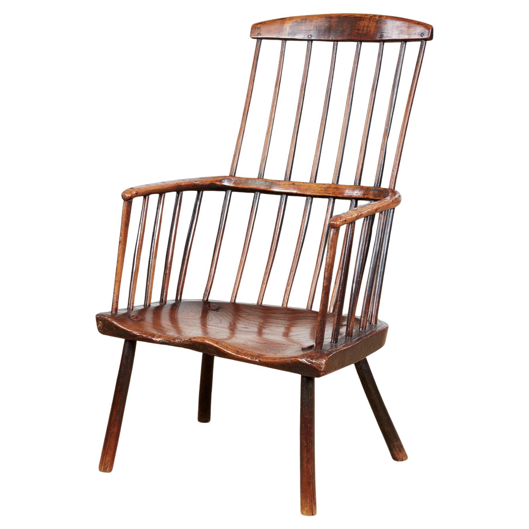 Rustic English Comb Back Windsor